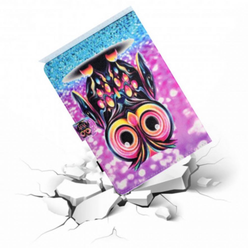 Flip Case voor Samsung Galaxy Tab A7 Uil Splitsen