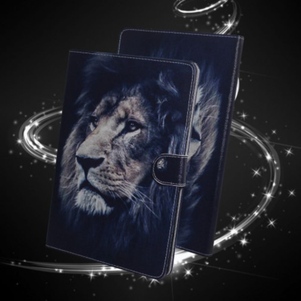 Folio-hoesje voor Samsung Galaxy Tab A7 Leeuwenkop