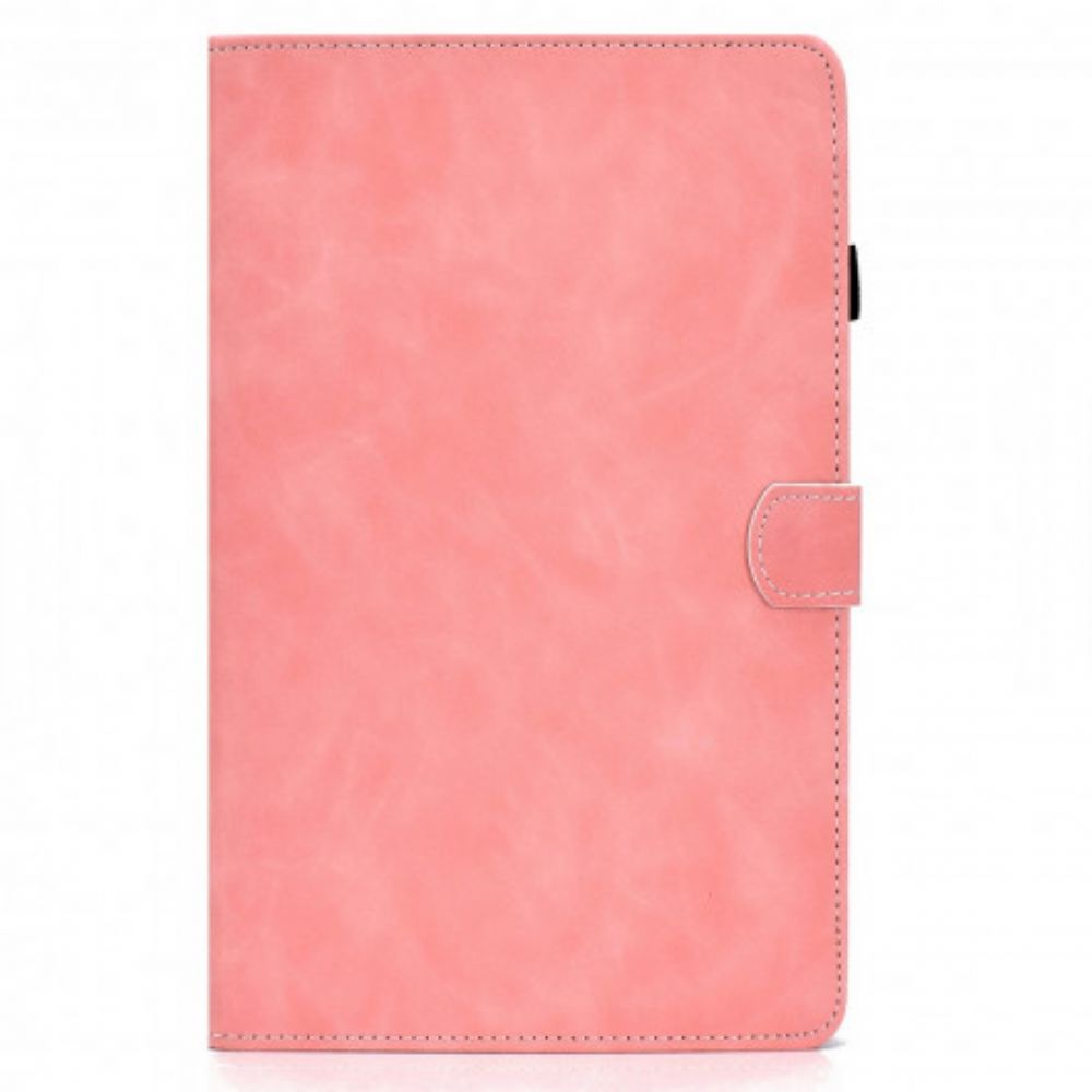 Folio-hoesje voor Samsung Galaxy Tab A7 Vintage Design Leereffect