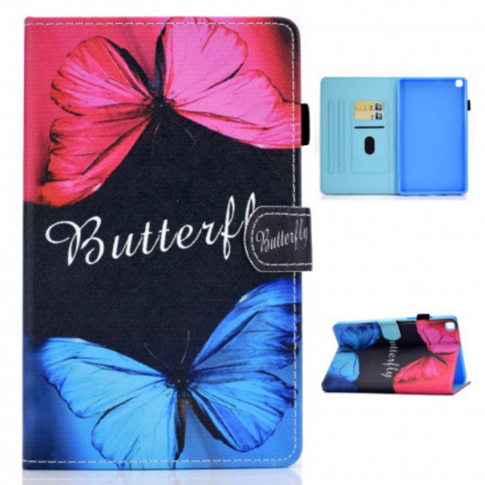 Folio-hoesje voor Samsung Galaxy Tab A7 Vlinder