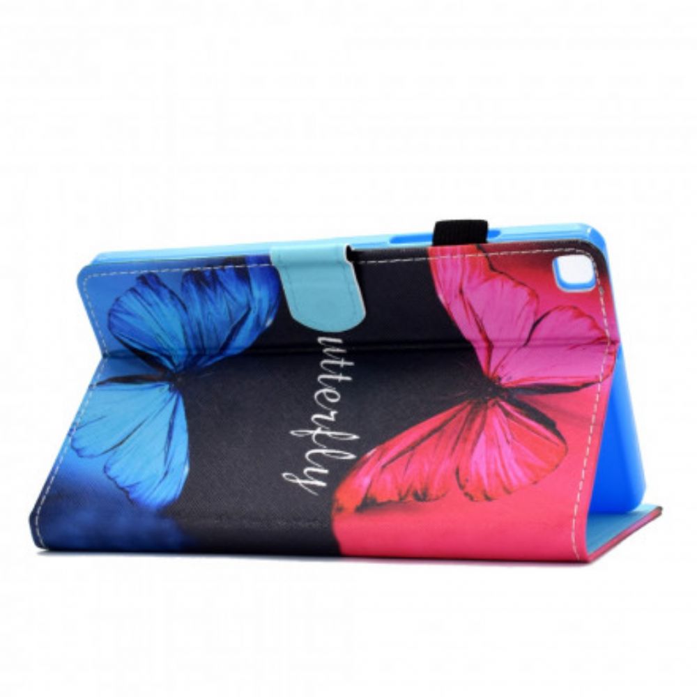 Folio-hoesje voor Samsung Galaxy Tab A7 Vlinder
