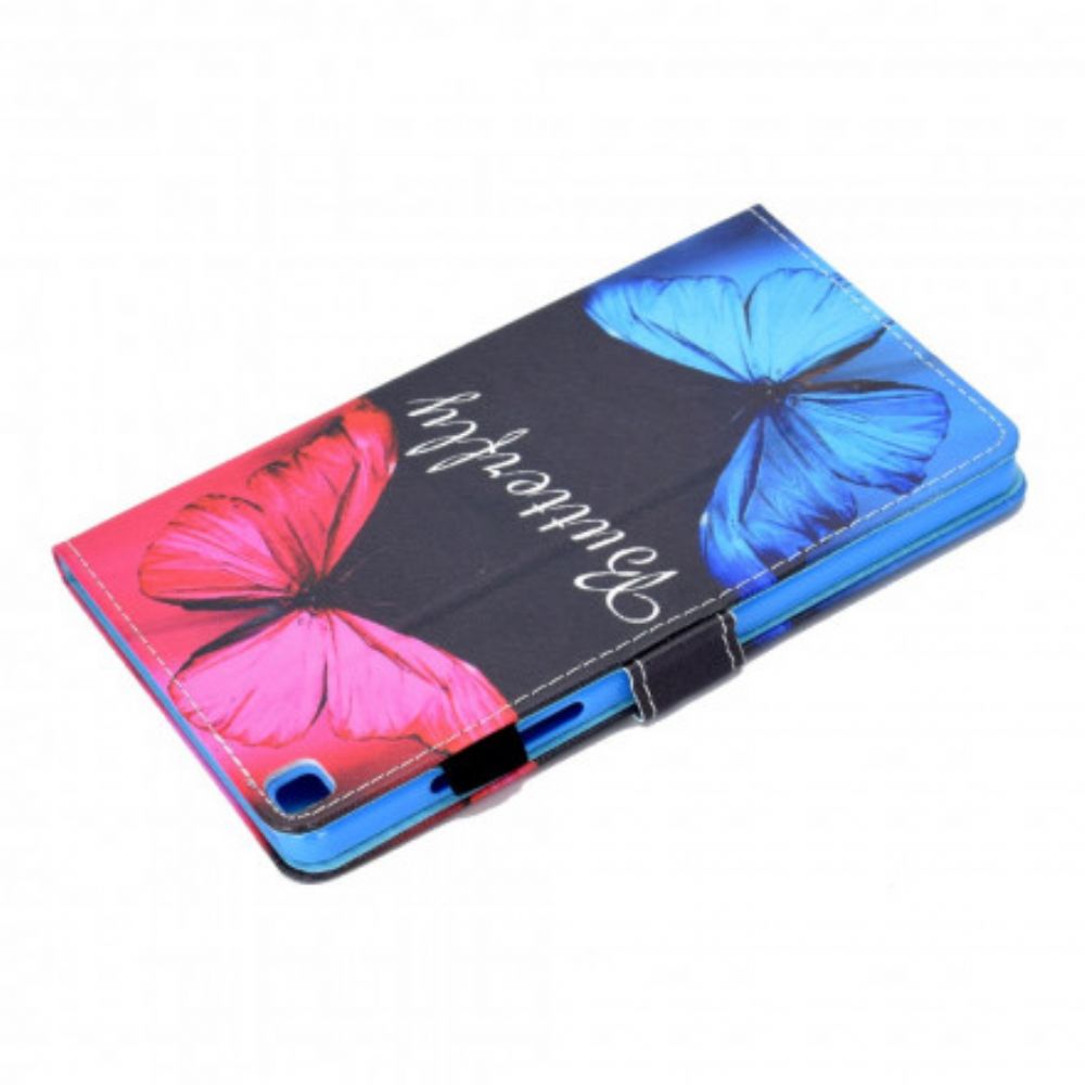 Folio-hoesje voor Samsung Galaxy Tab A7 Vlinder