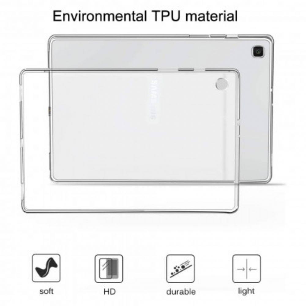 Hoesje voor Samsung Galaxy Tab A7 Clear Siliconen