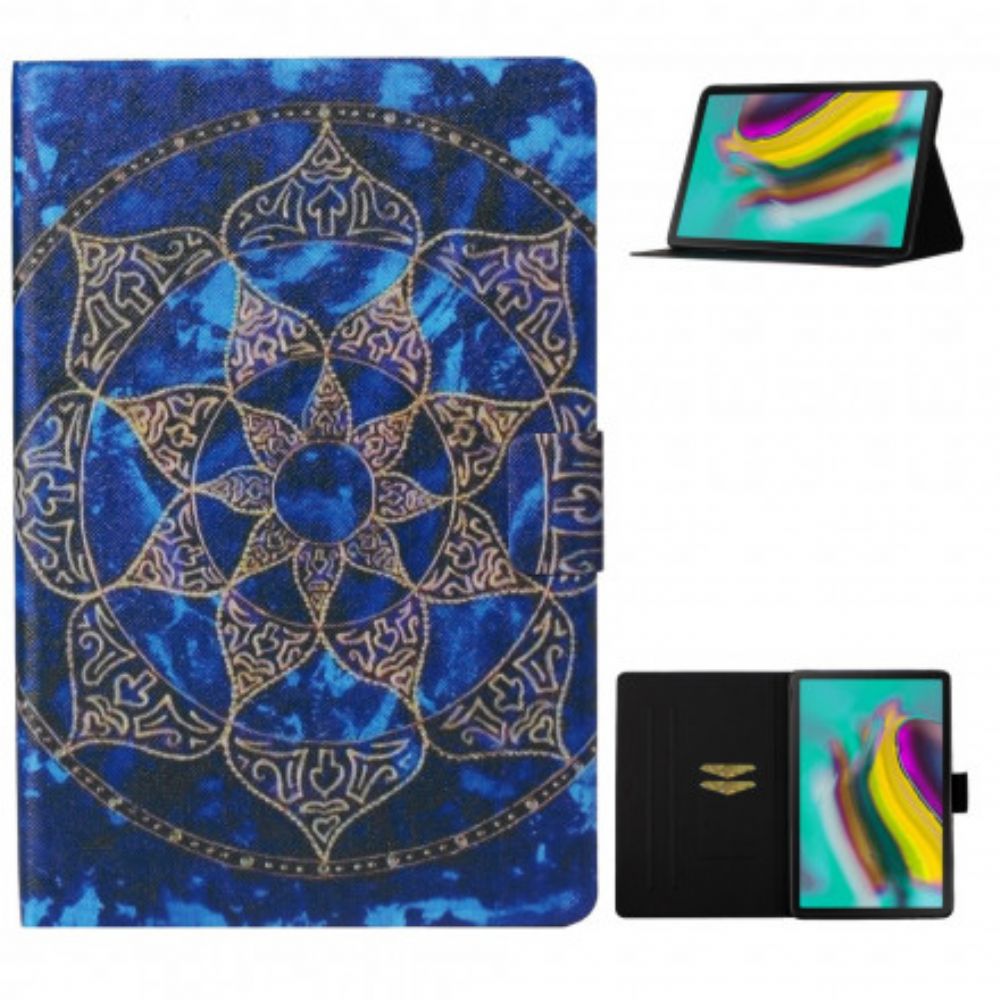 Leren Hoesje voor Samsung Galaxy Tab A7 Koninklijke Mandala