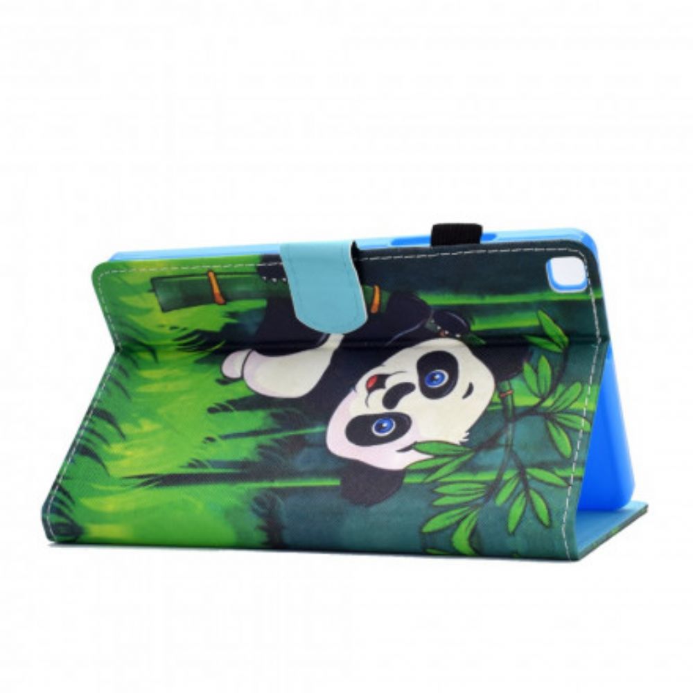 Leren Hoesje voor Samsung Galaxy Tab A7 Panda