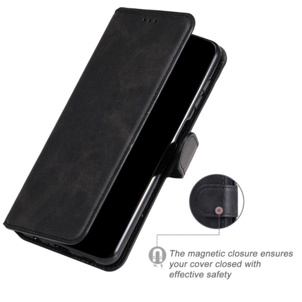 Flip Case voor Oppo Find X5 Leerstijl