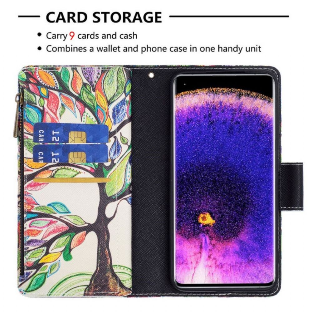 Flip Case voor Oppo Find X5 Zip Boomzak