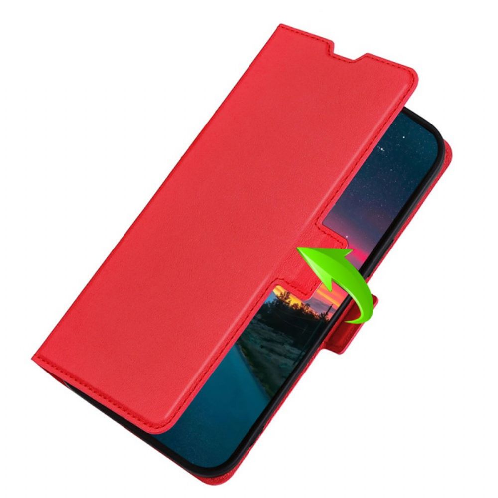 Folio-hoesje voor Oppo Find X5 Flip Case Dubbele Klep Ontwerp