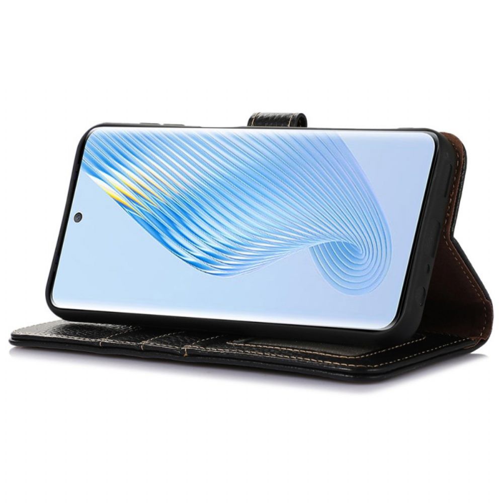 Bescherming Hoesje Honor X9b / Magic 6 Lite Leder Elegance Rfid