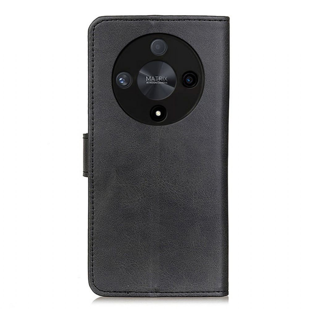 Bescherming Hoesje Honor X9b / Magic 6 Lite Mat Kunstleer