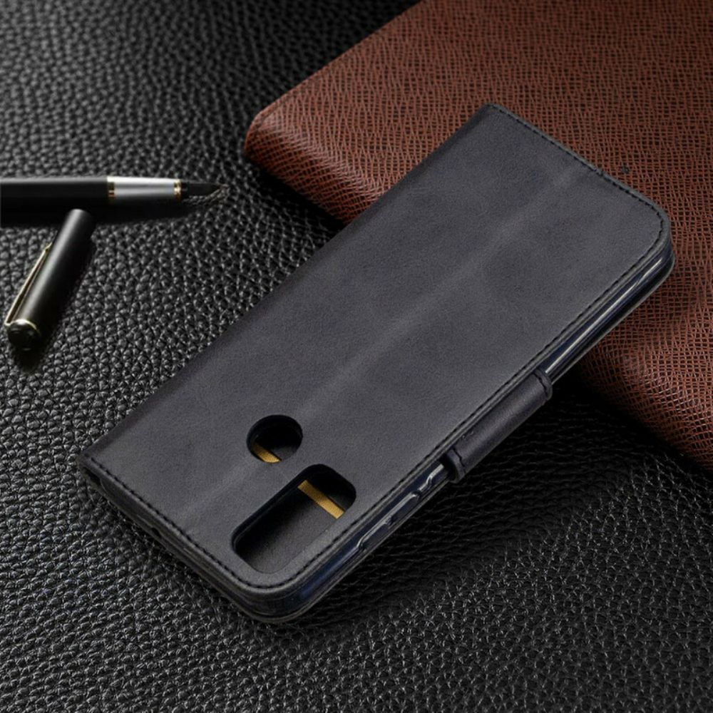 Folio-hoesje voor Huawei P Smart 2020 Flip Case Gladde Schuine Klep