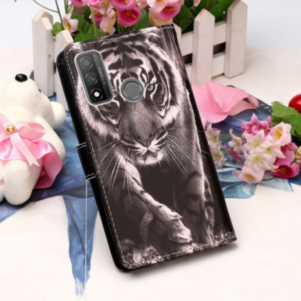 Folio-hoesje voor Huawei P Smart 2020 Nachttijger