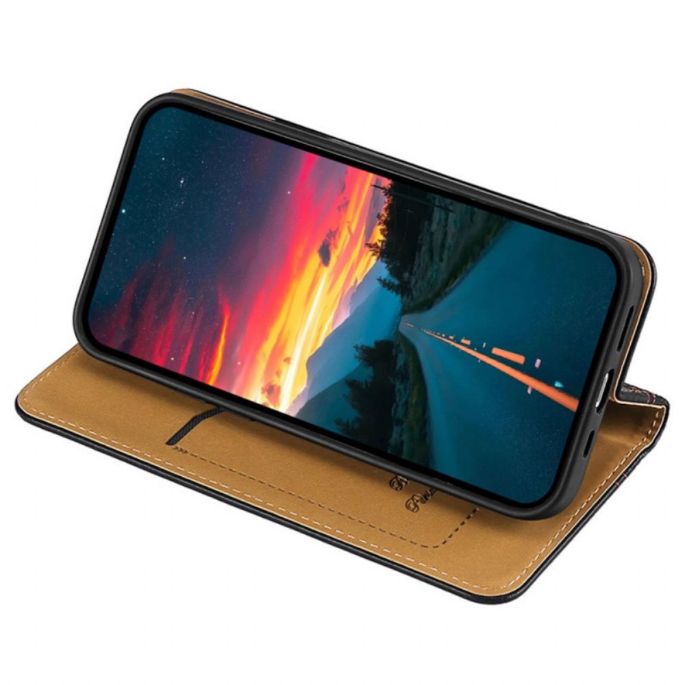Bescherming Hoesje voor Moto E40 / E30 / E20 Folio-hoesje Litchi Lederen Stiksels Splitsen
