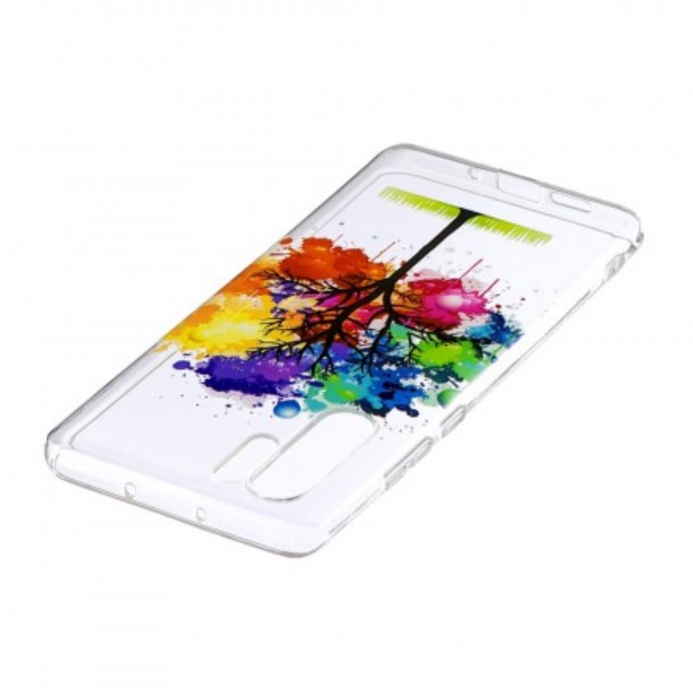 Hoesje voor Huawei P30 Pro Transparante Waterverfboom