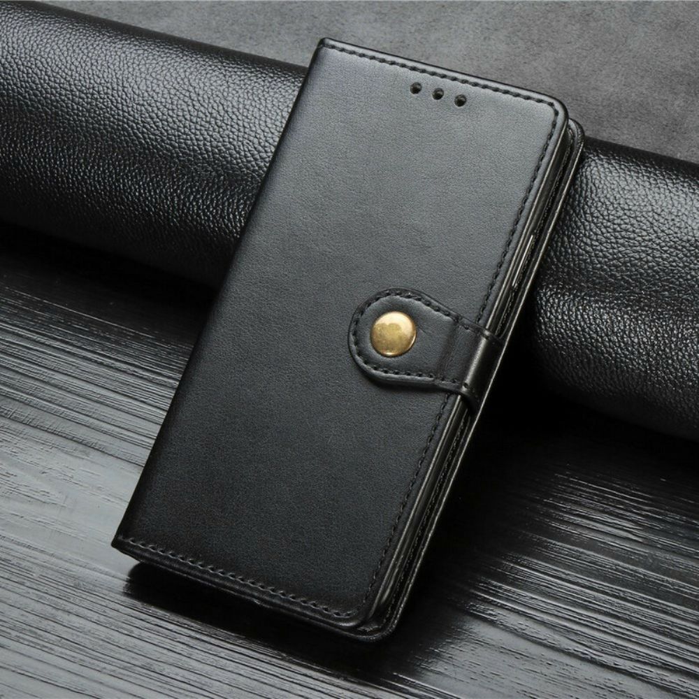 Leren Hoesje voor Huawei P30 Pro Faux Leder En Vintage Sluiting