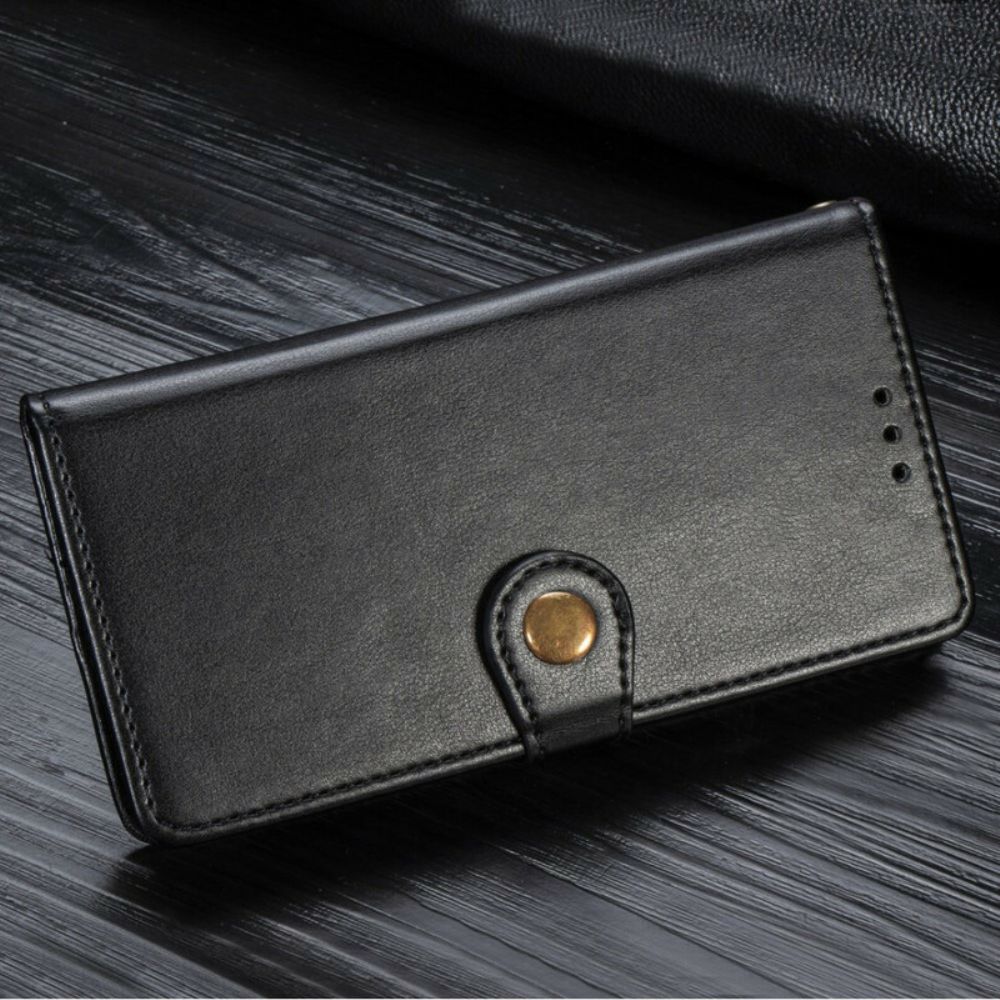 Leren Hoesje voor Huawei P30 Pro Faux Leder En Vintage Sluiting