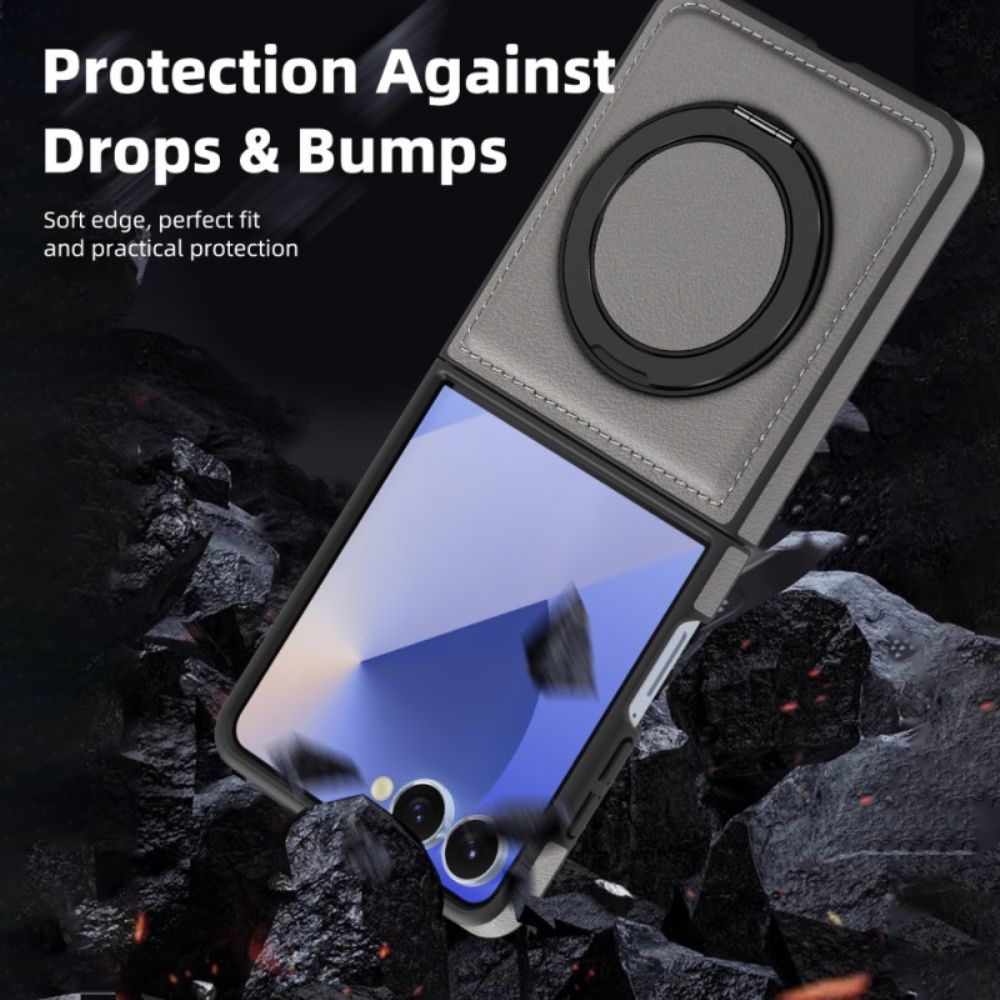 Case Hoesje Samsung Galaxy Z Flip 7 Telefoonhoesje Compatibel Met Magsafe Ring Houder