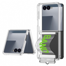 Case Hoesje Samsung Galaxy Z Flip 7 Telefoonhoesje Gkk Multifunctionele Band