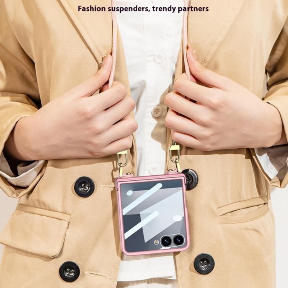 Cover Hoesje Samsung Galaxy Z Flip 7 Telefoonhoesje Koordarmband