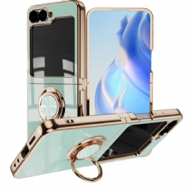 Cover Hoesje Samsung Galaxy Z Flip 7 Telefoonhoesje Premium Design Ringhouder