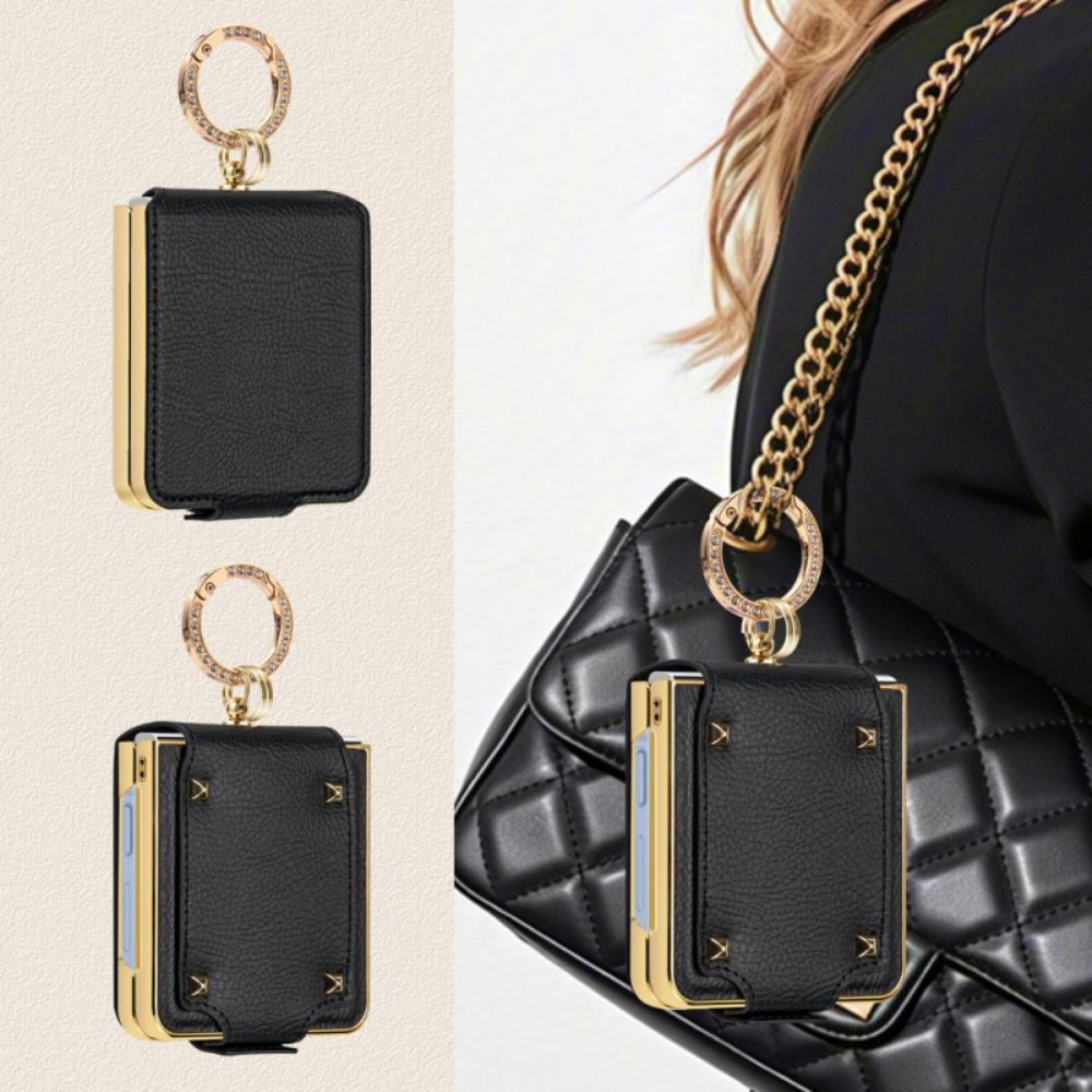 Cover Hoesje Samsung Galaxy Z Flip 7 Telefoonhoesje Premium Ring