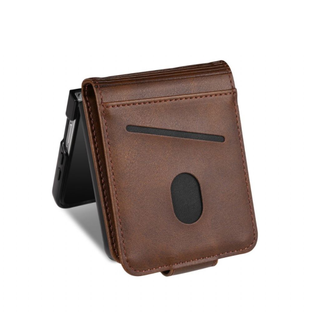 Cover Hoesje Samsung Galaxy Z Flip 7 Telefoonhoesje Stijlvolle Kaarthouder