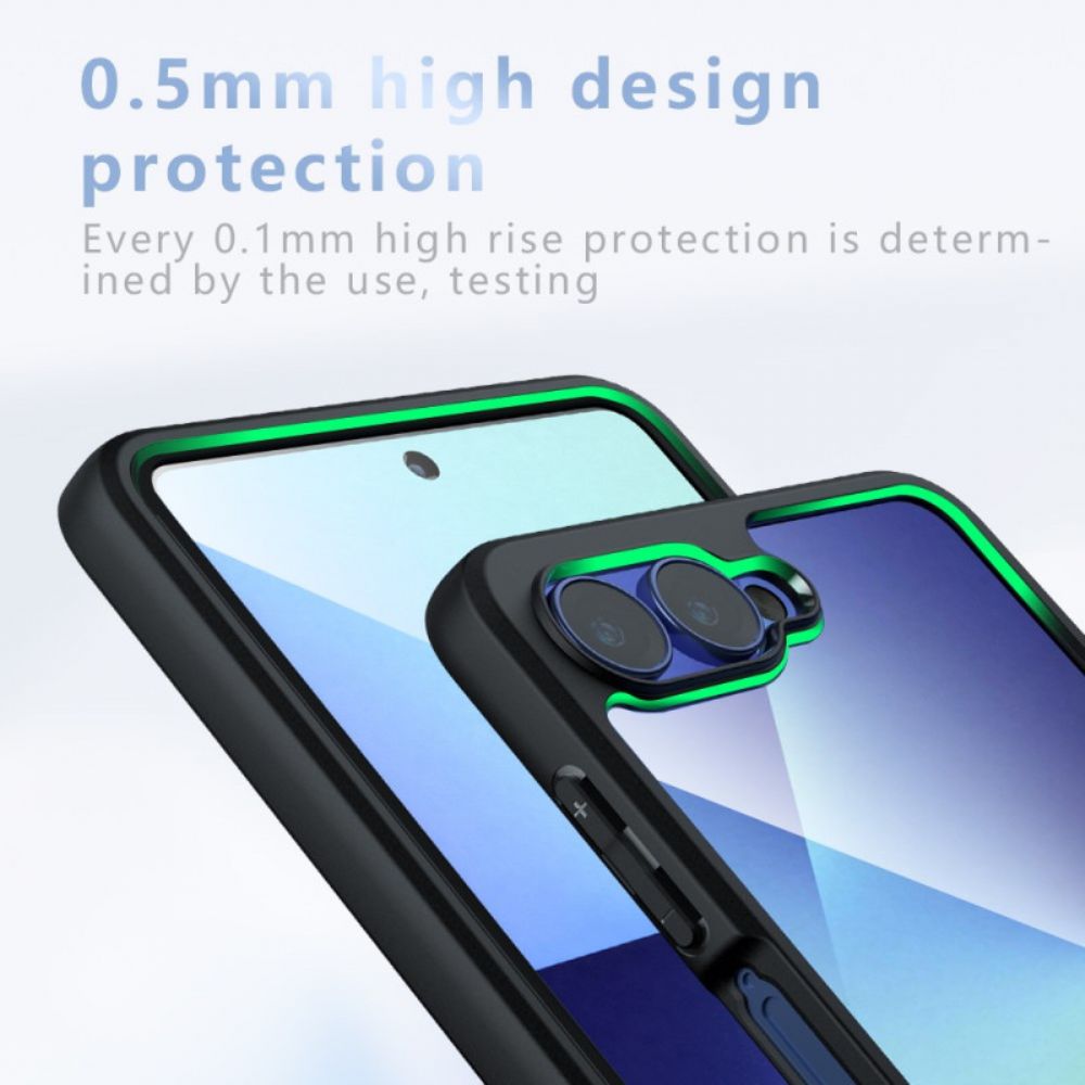 Cover Hoesje Samsung Galaxy Z Flip 7 Telefoonhoesje Transparante Schokbestendige Bescherming