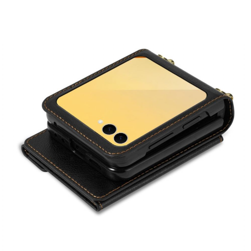 Hoesje Case Samsung Galaxy Z Flip 7 Telefoonhoesje N.bekus Schouderportemonnee