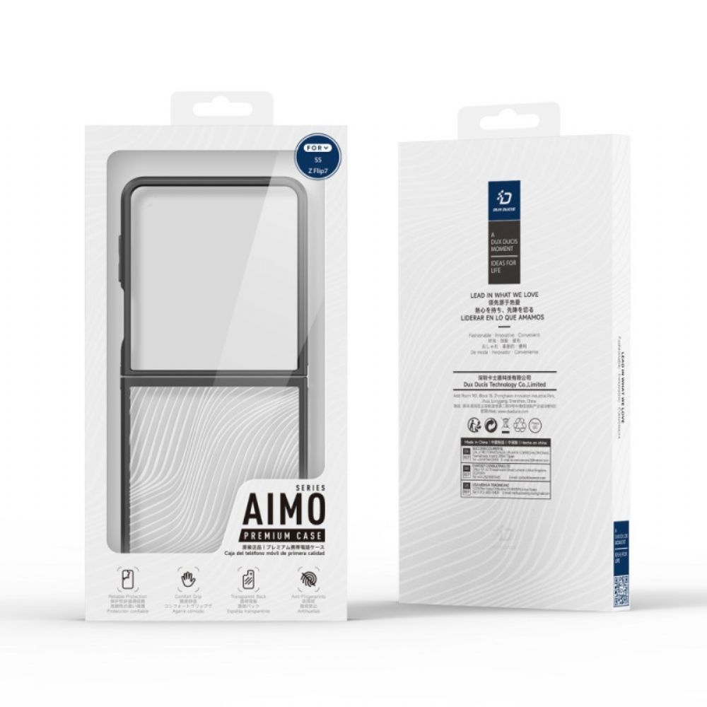 Hoesje Samsung Galaxy Z Flip 7 Aimo-serie Dux Ducis Bescherming Hoesje