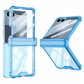 Hoesje Samsung Galaxy Z Flip 7 Gekleurd Doorschijnend Met Airbagbescherming Bescherming Hoesje