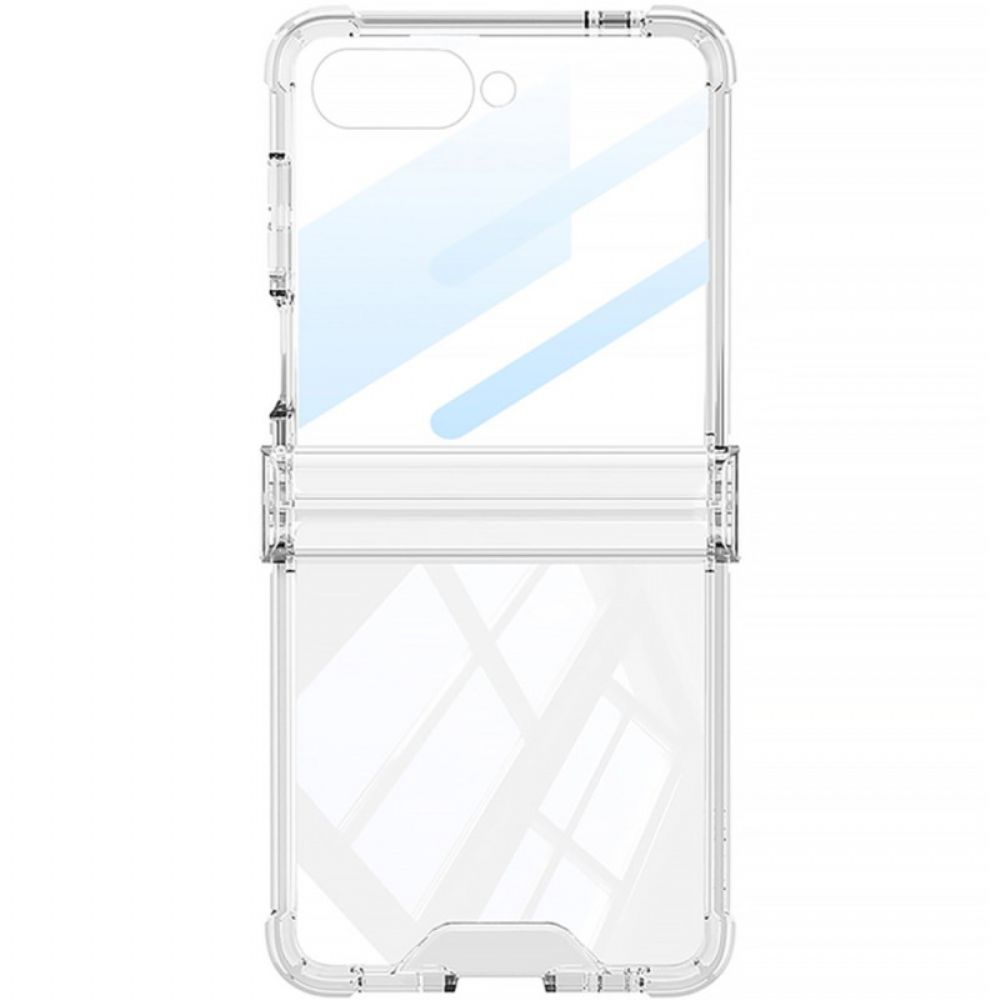 Hoesje Samsung Galaxy Z Flip 7 Gekleurd Doorschijnend Met Airbagbescherming Bescherming Hoesje