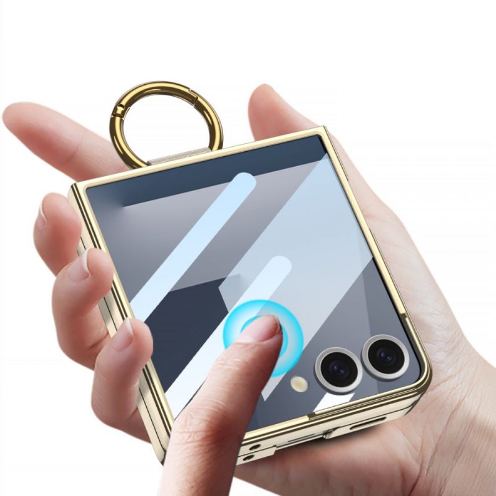 Hoesje Samsung Galaxy Z Flip 7 Gkk-screenprotector En Ringhouder