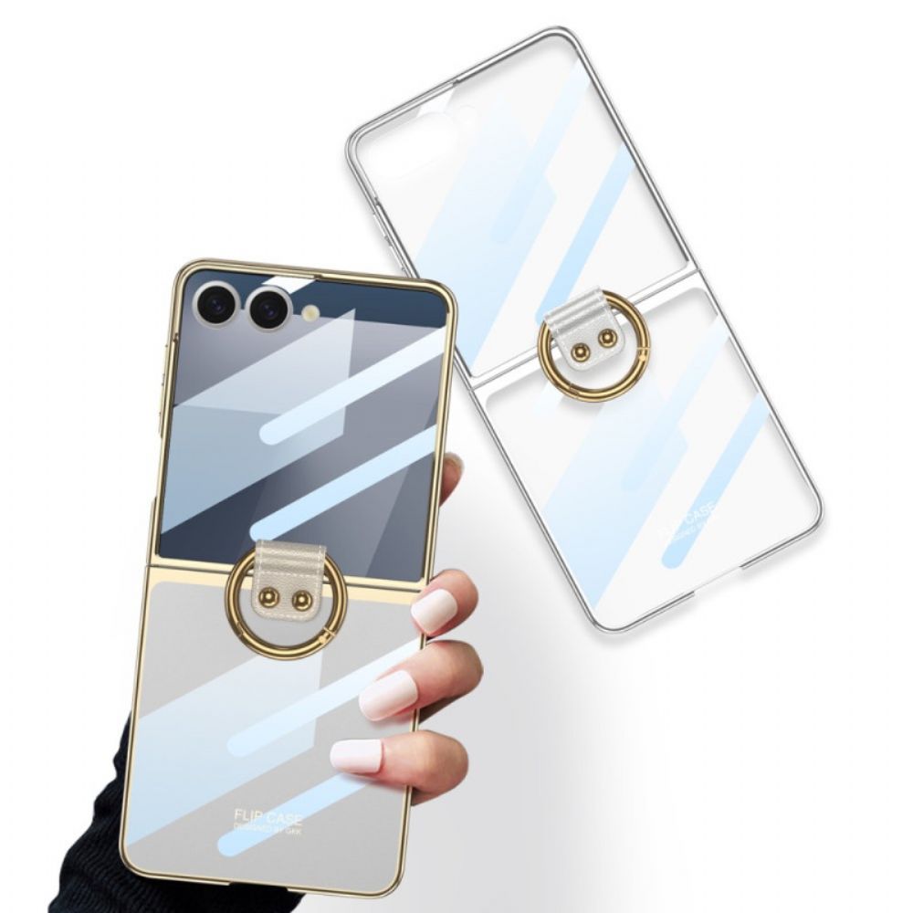 Hoesje Samsung Galaxy Z Flip 7 Gkk-screenprotector En Ringhouder
