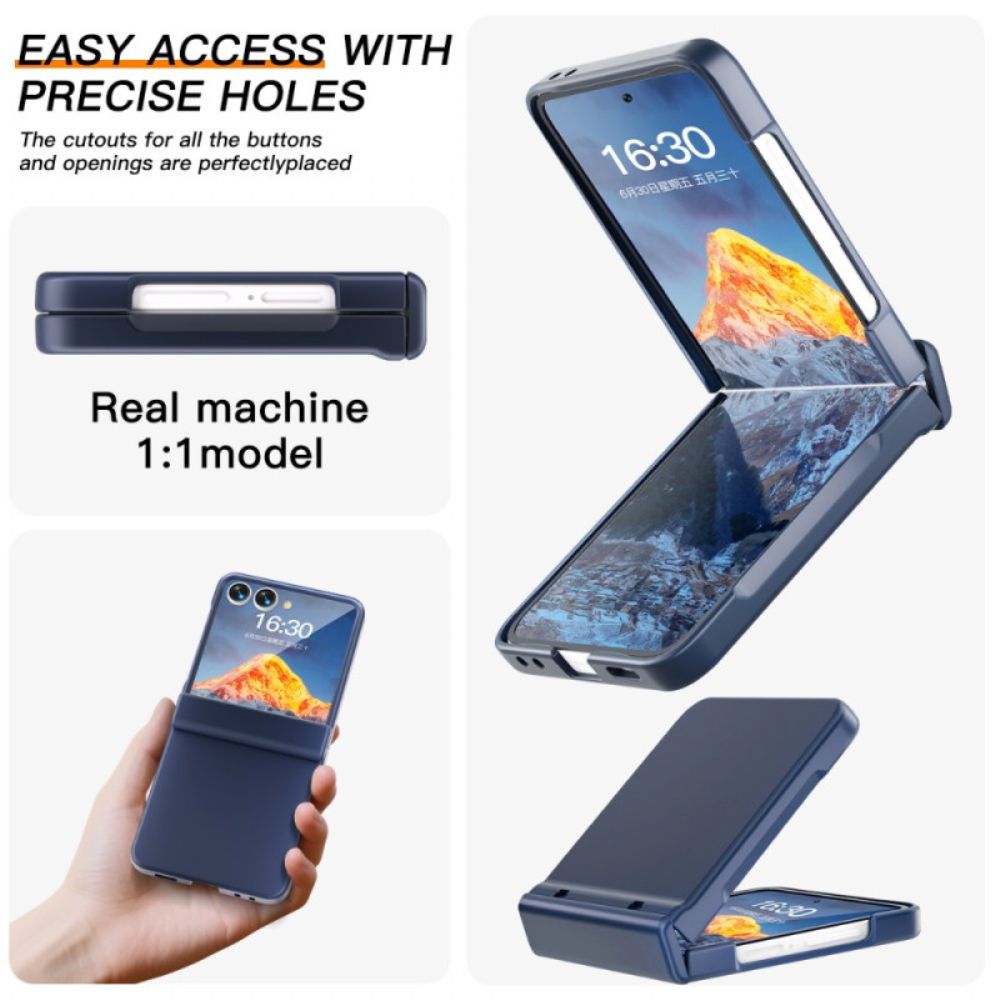 Hoesje Samsung Galaxy Z Flip 7 Ingebouwde Schermbeschermer Bescherming Hoesje