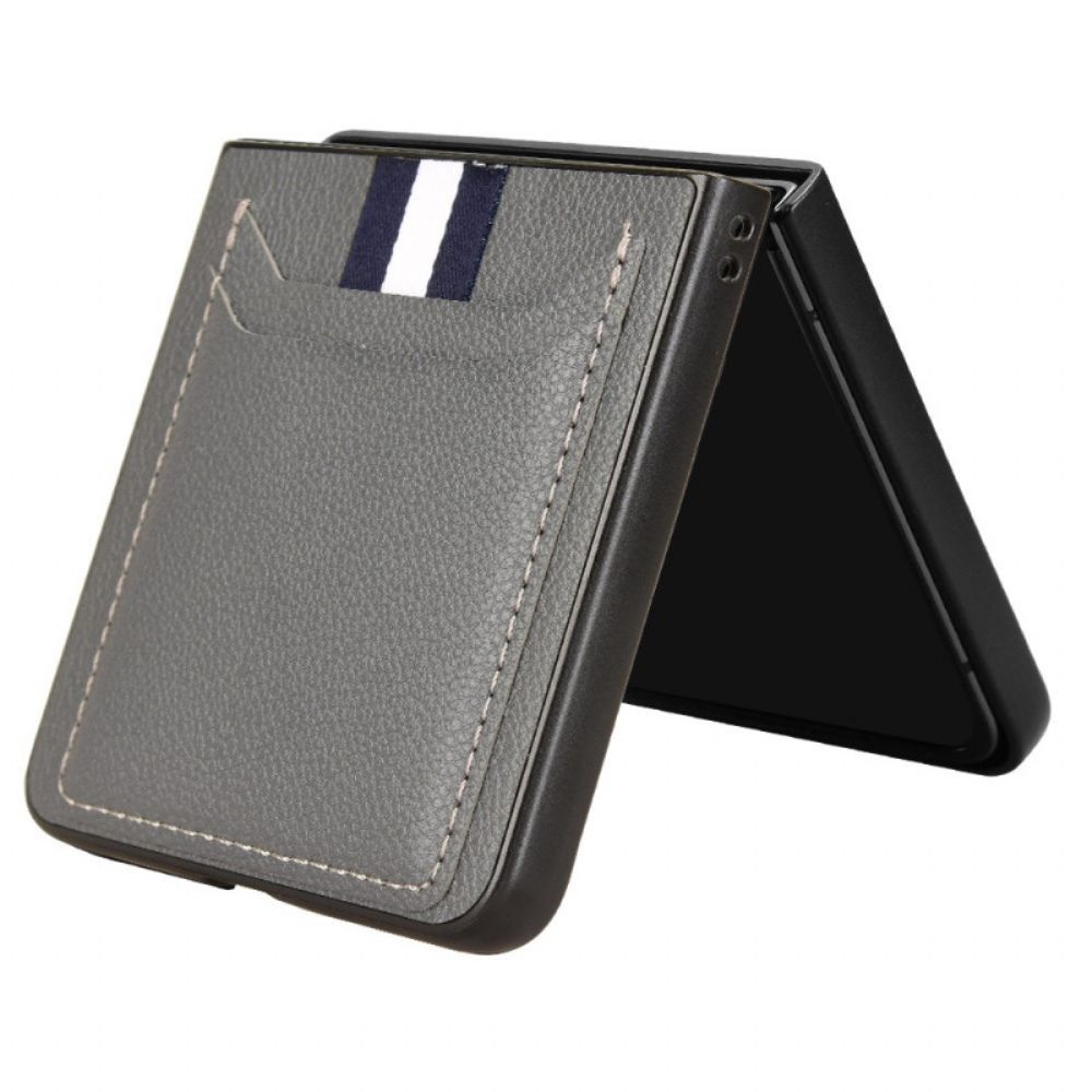 Hoesje Samsung Galaxy Z Flip 7 Kaarthouder In Lederlook