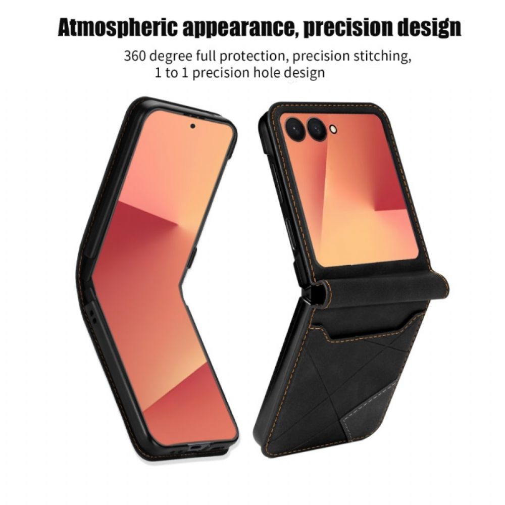 Hoesje Samsung Galaxy Z Flip 7 Kaarthouder Met Patroon