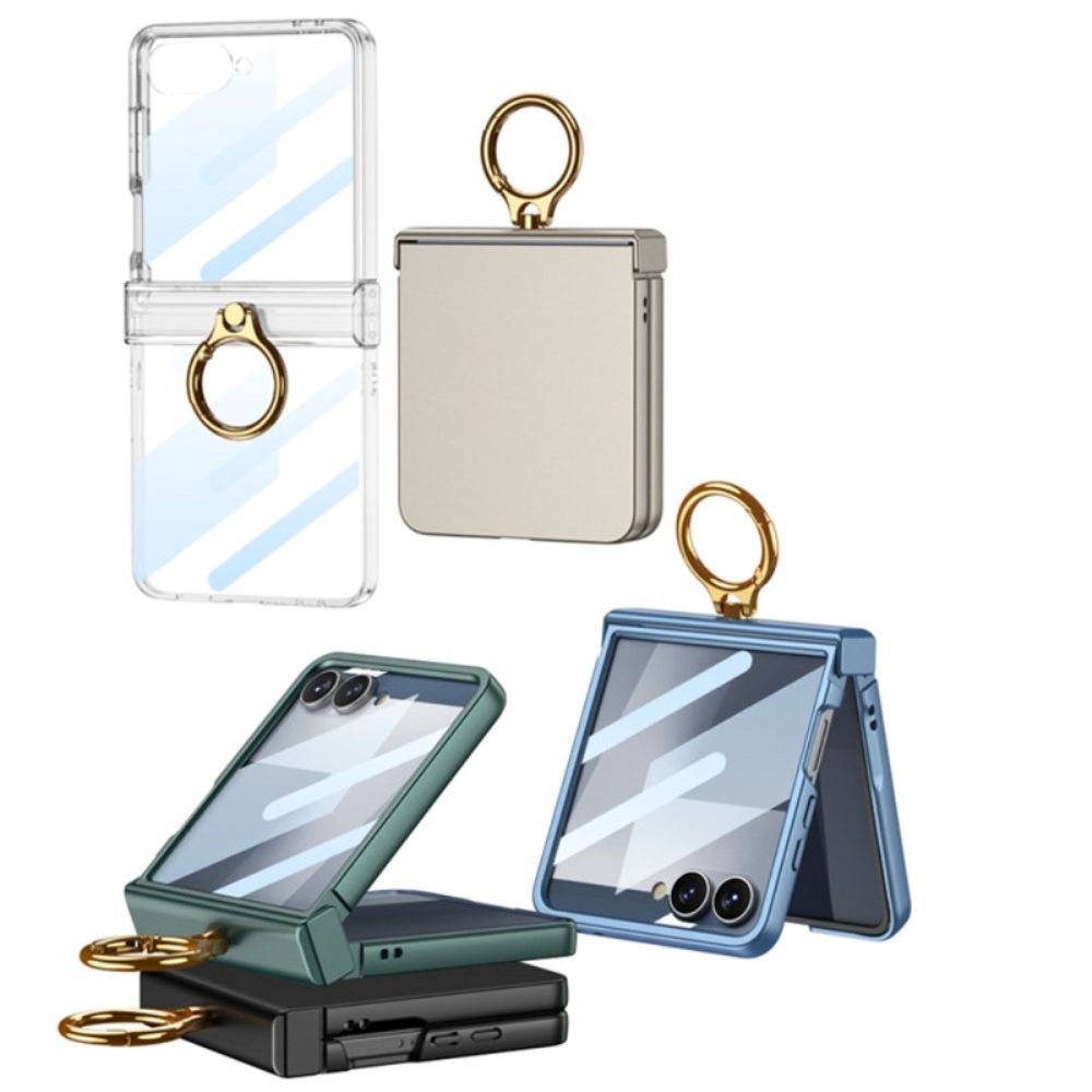 Hoesje Samsung Galaxy Z Flip 7 Klassieke Gkk-ringhouder Bescherming Hoesje
