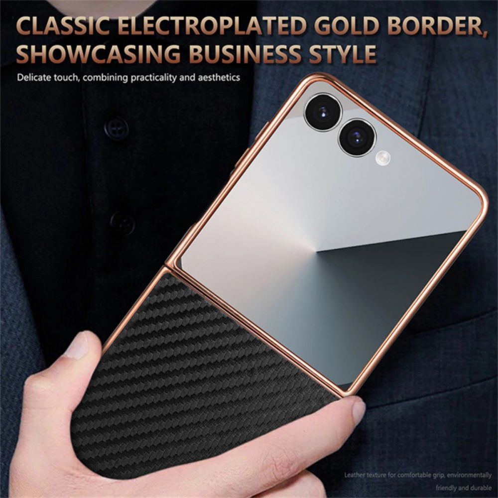 Hoesje Samsung Galaxy Z Flip 7 Koolstofvezel