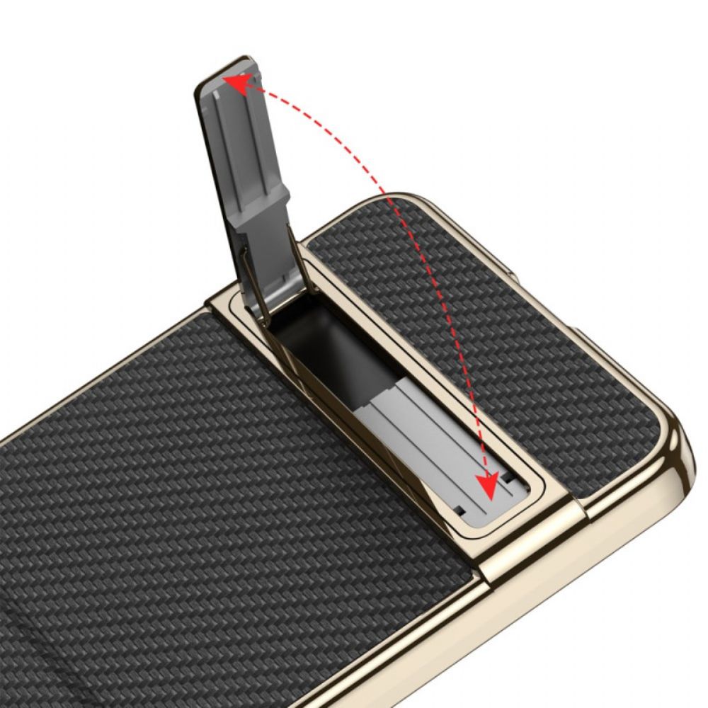 Hoesje Samsung Galaxy Z Flip 7 Kunstleer En Gkk-ondersteuning