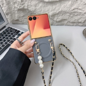 Hoesje Samsung Galaxy Z Flip 7 Magnetische Bedelriem