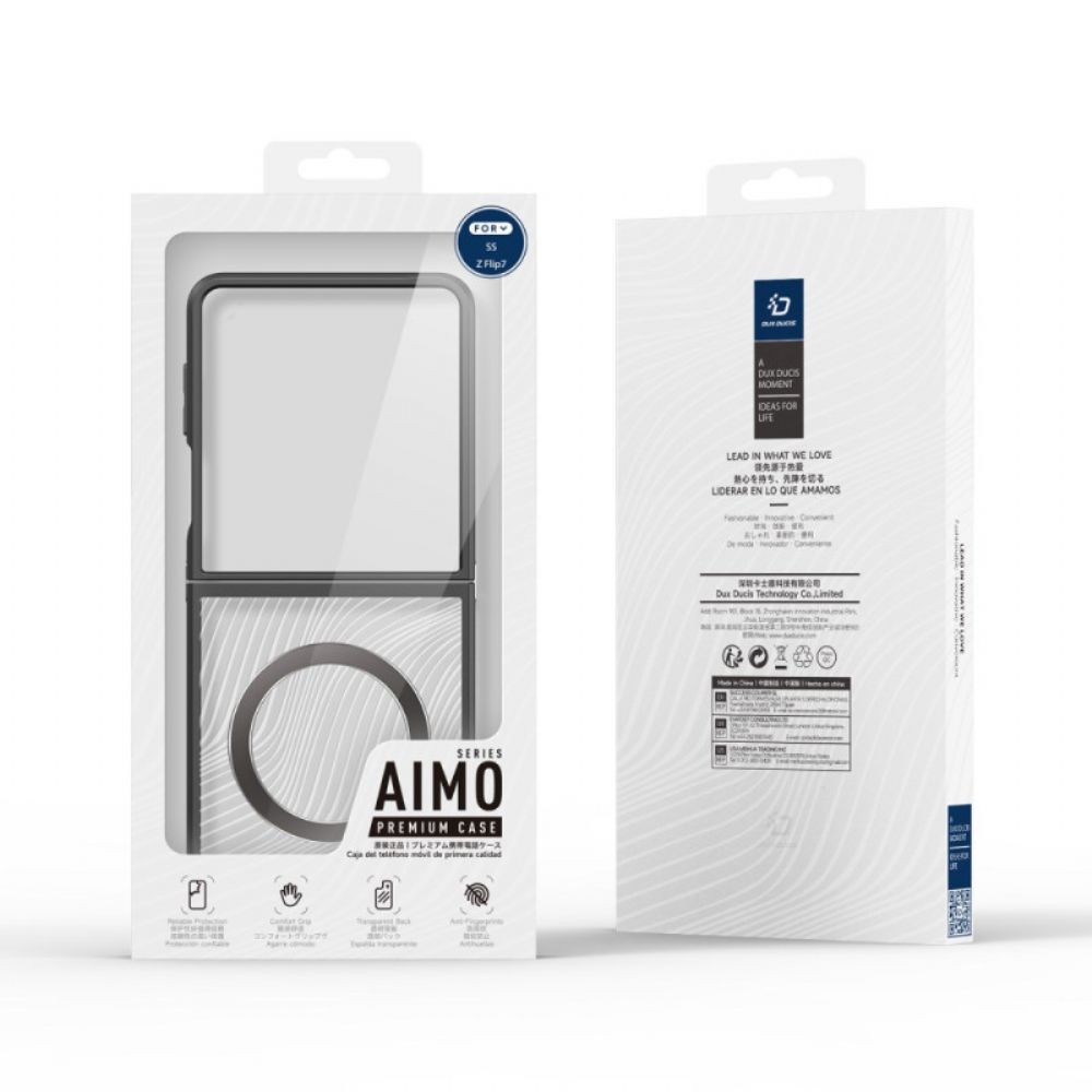 Hoesje Samsung Galaxy Z Flip 7 Magsafe-compatibel Aimo-serie Dux Ducis