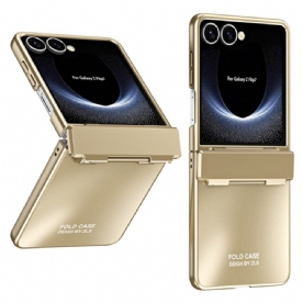 Hoesje Samsung Galaxy Z Flip 7 Metallic Effect Met Scharnier