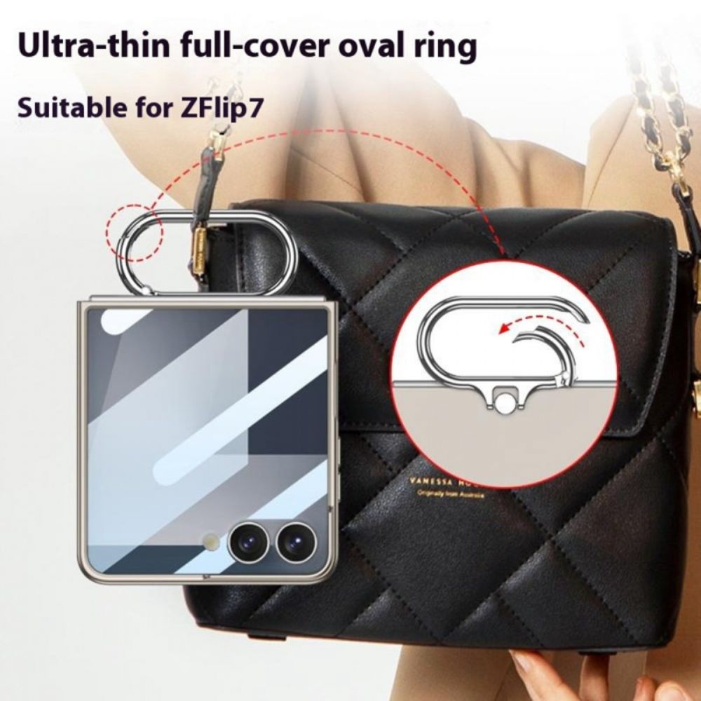 Hoesje Samsung Galaxy Z Flip 7 Ovale Houder Gkk