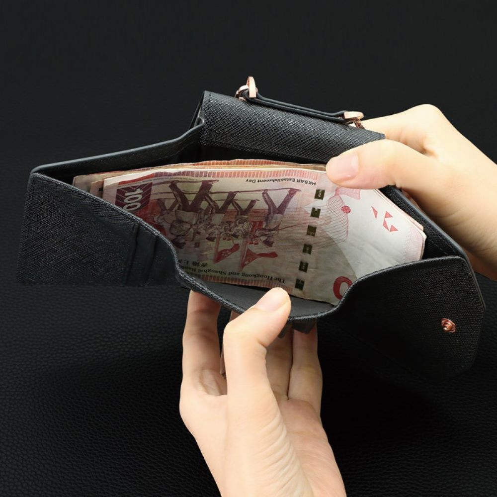 Hoesje Samsung Galaxy Z Flip 7 Portemonnee En Riem Bescherming Hoesje