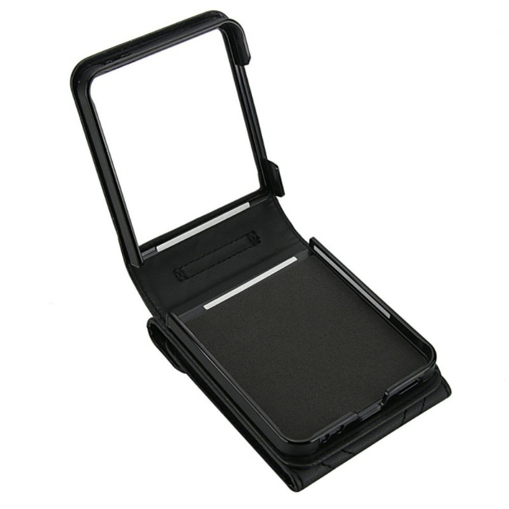 Hoesje Samsung Galaxy Z Flip 7 Rfid-blokkerende Kaarthouder En Riem