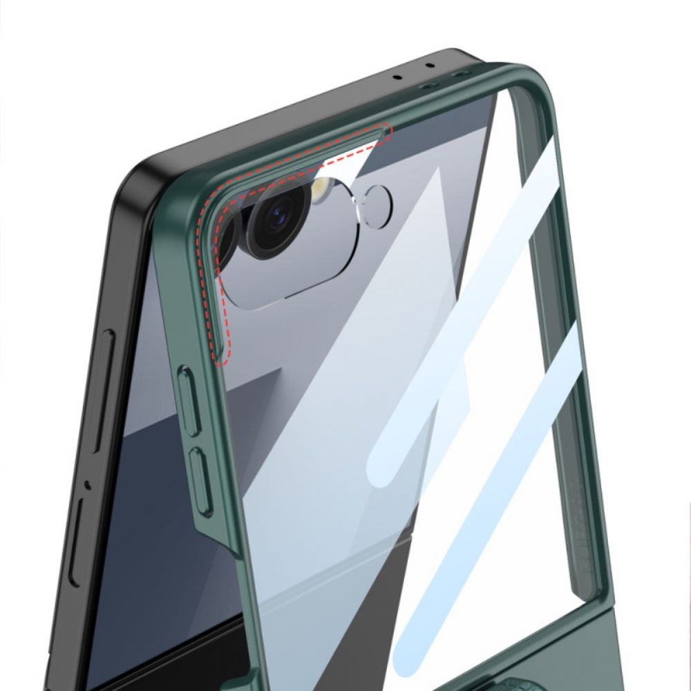 Hoesje Samsung Galaxy Z Flip 7 Ringhouder En Schermbeschermer Gkk