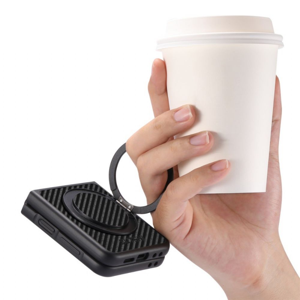 Hoesje Samsung Galaxy Z Flip 7 Suteni Draaibare Houder Bescherming Hoesje