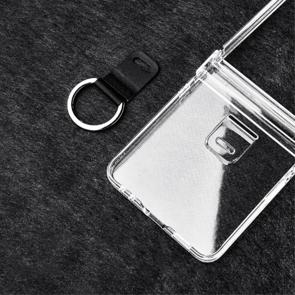 Hoesje Samsung Galaxy Z Flip 7 Transparant Met Ringhouder