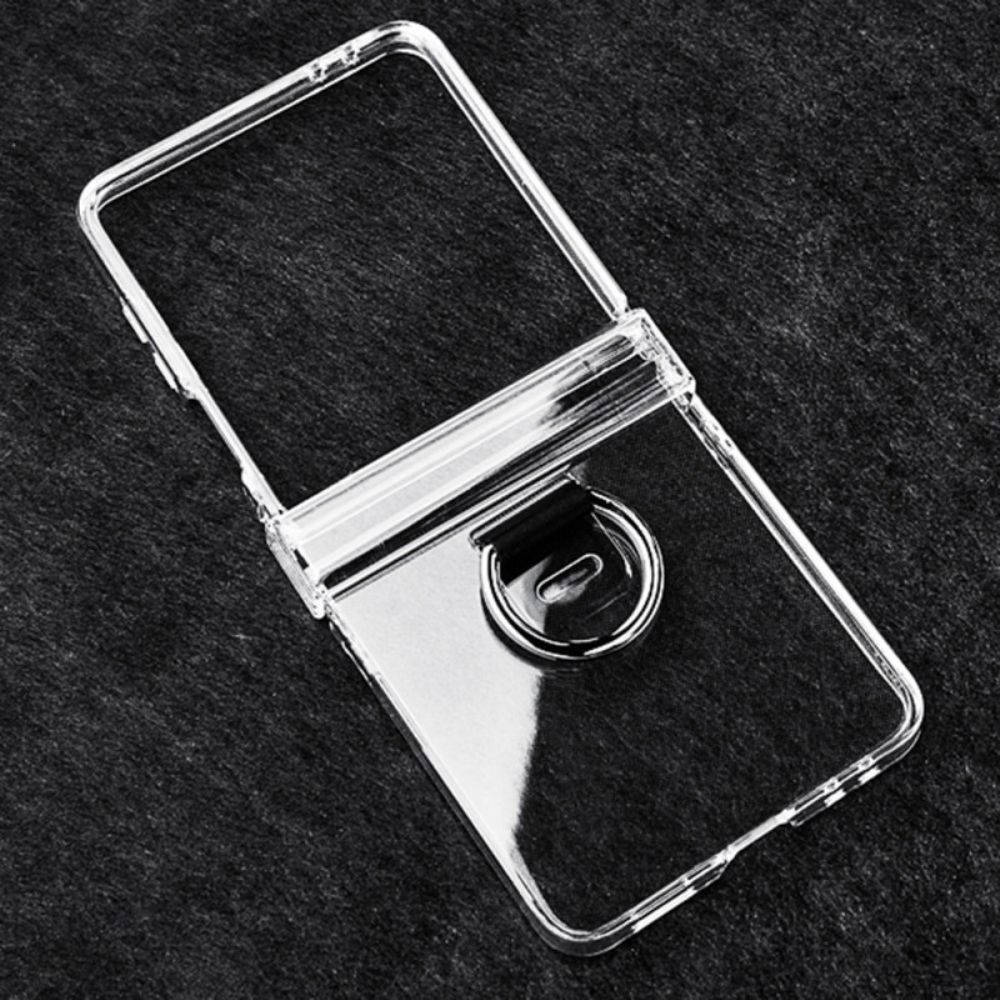 Hoesje Samsung Galaxy Z Flip 7 Transparant Met Ringhouder