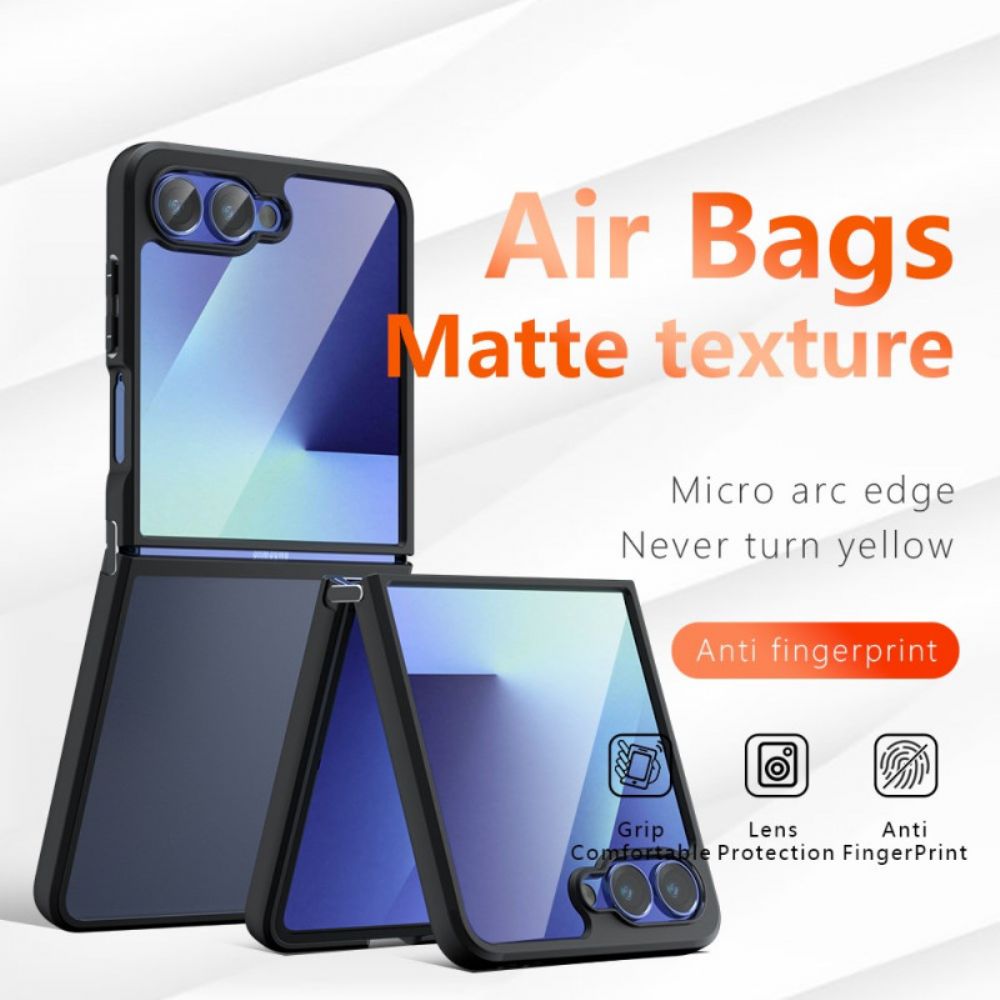 Hoesje Samsung Galaxy Z Flip 7 Transparant Zwart